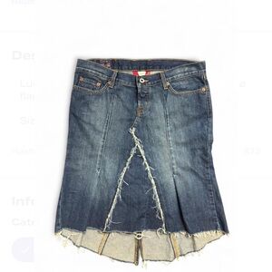 Y2K Lucky Brand Blue Denim Skirt